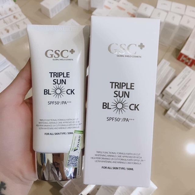Kem chống nắng vật lý GSC spf50