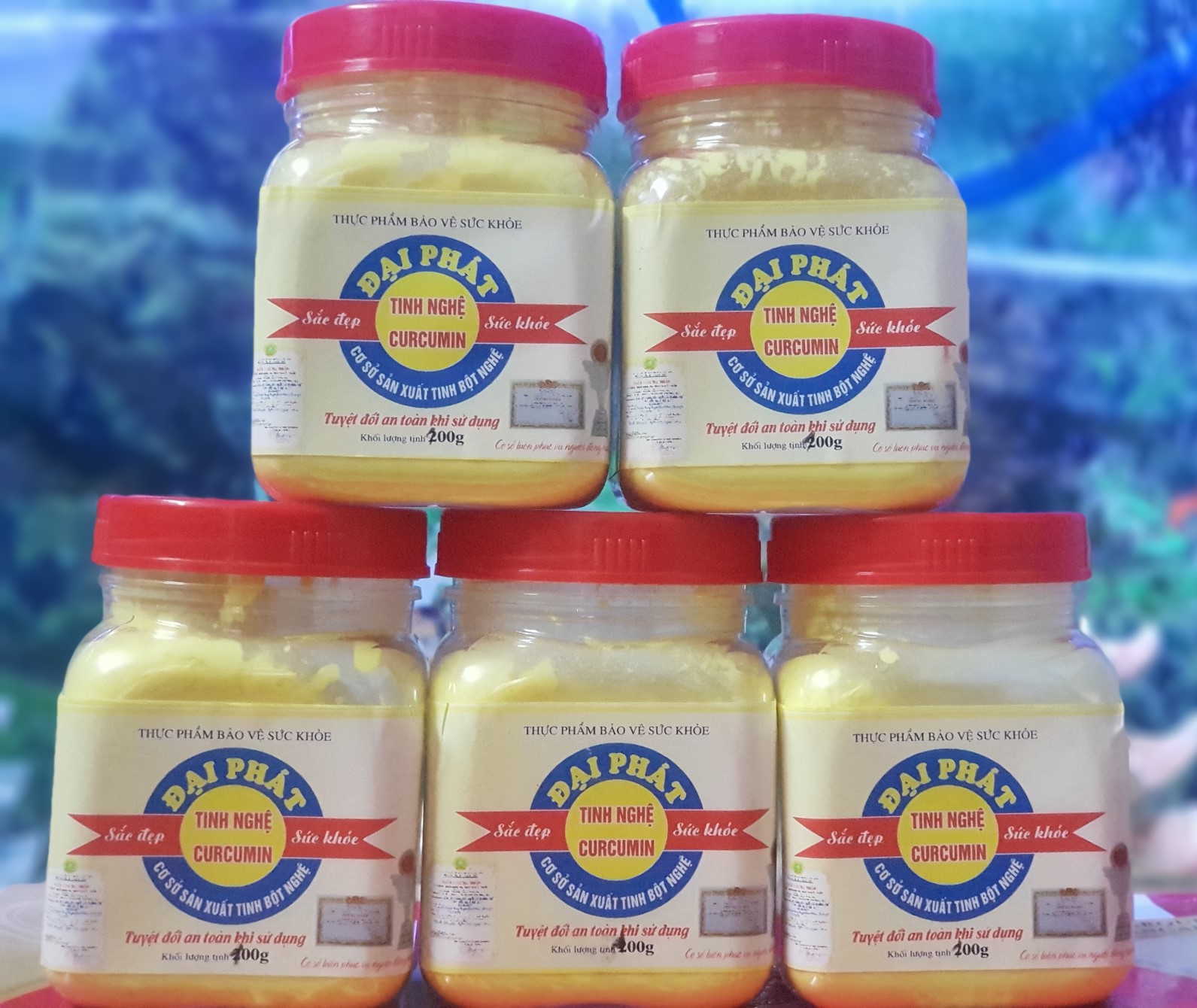 Tinh bột nghệ Curcumin Đại Phát (hộp nhỏ 0.1kg)