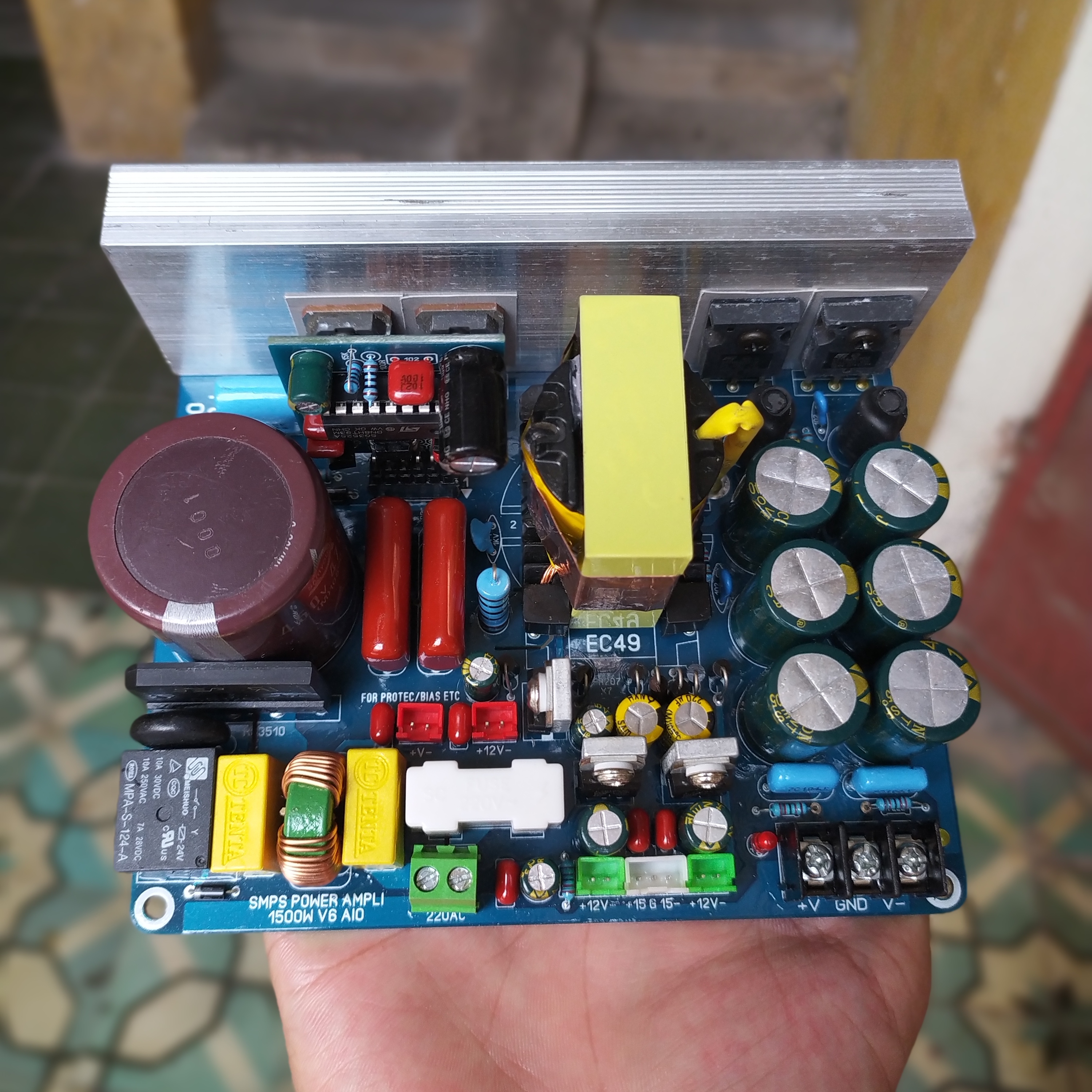 Nguồn xung AMPLY 1200W V6 (SG3525)