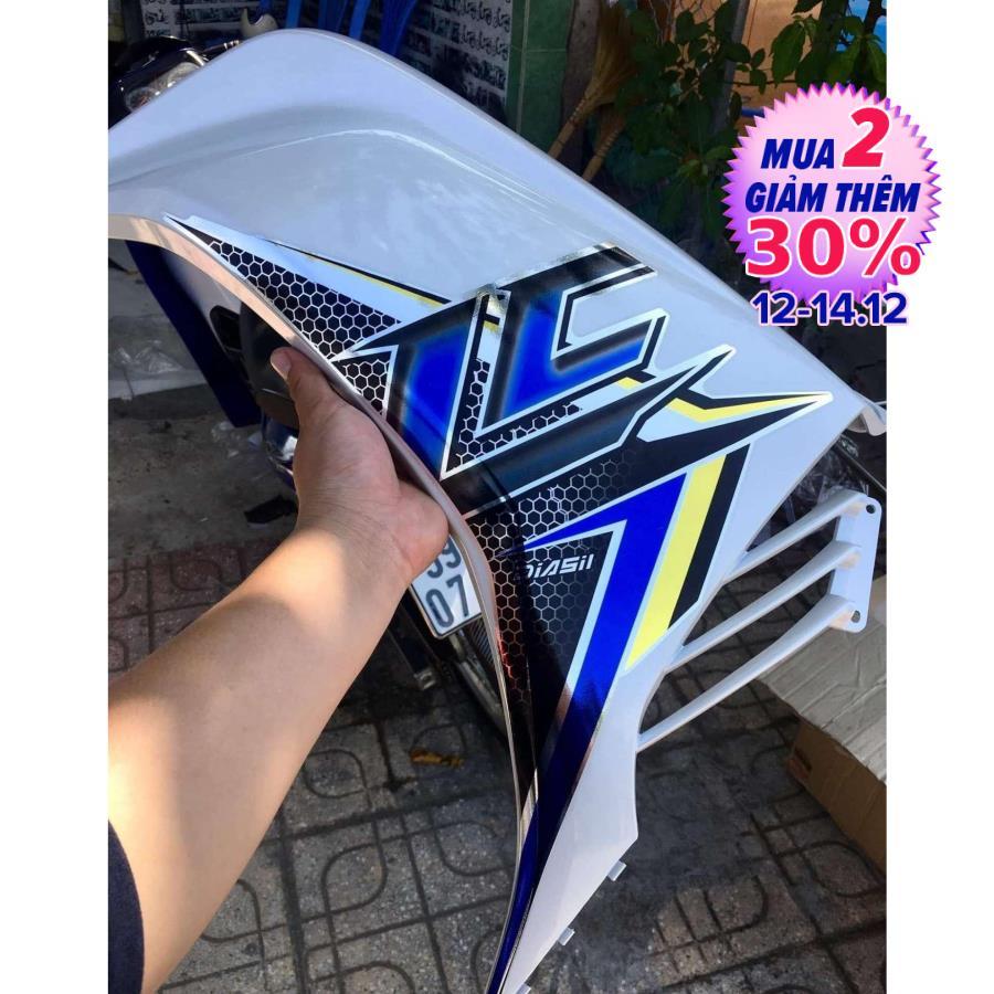 Tem rời exciter 135 chất liệu Crom cao cấp