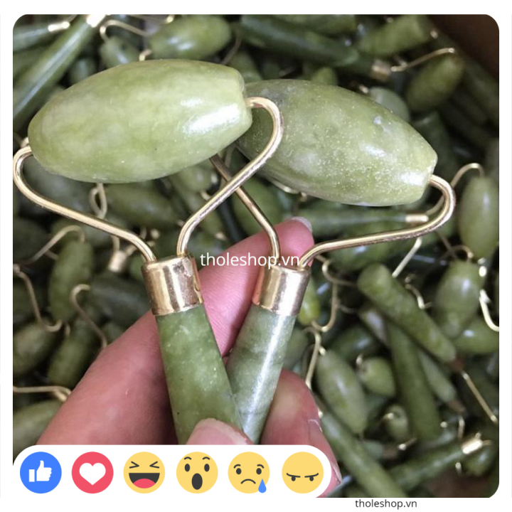 [SALE] Con lăn cẩm thạch 1 đầu lăn - Con lăn massage mặt bằng đá cẩm thạch - Con lăn massage mặt đá cẩm thạch - Con lăn massge da mặt