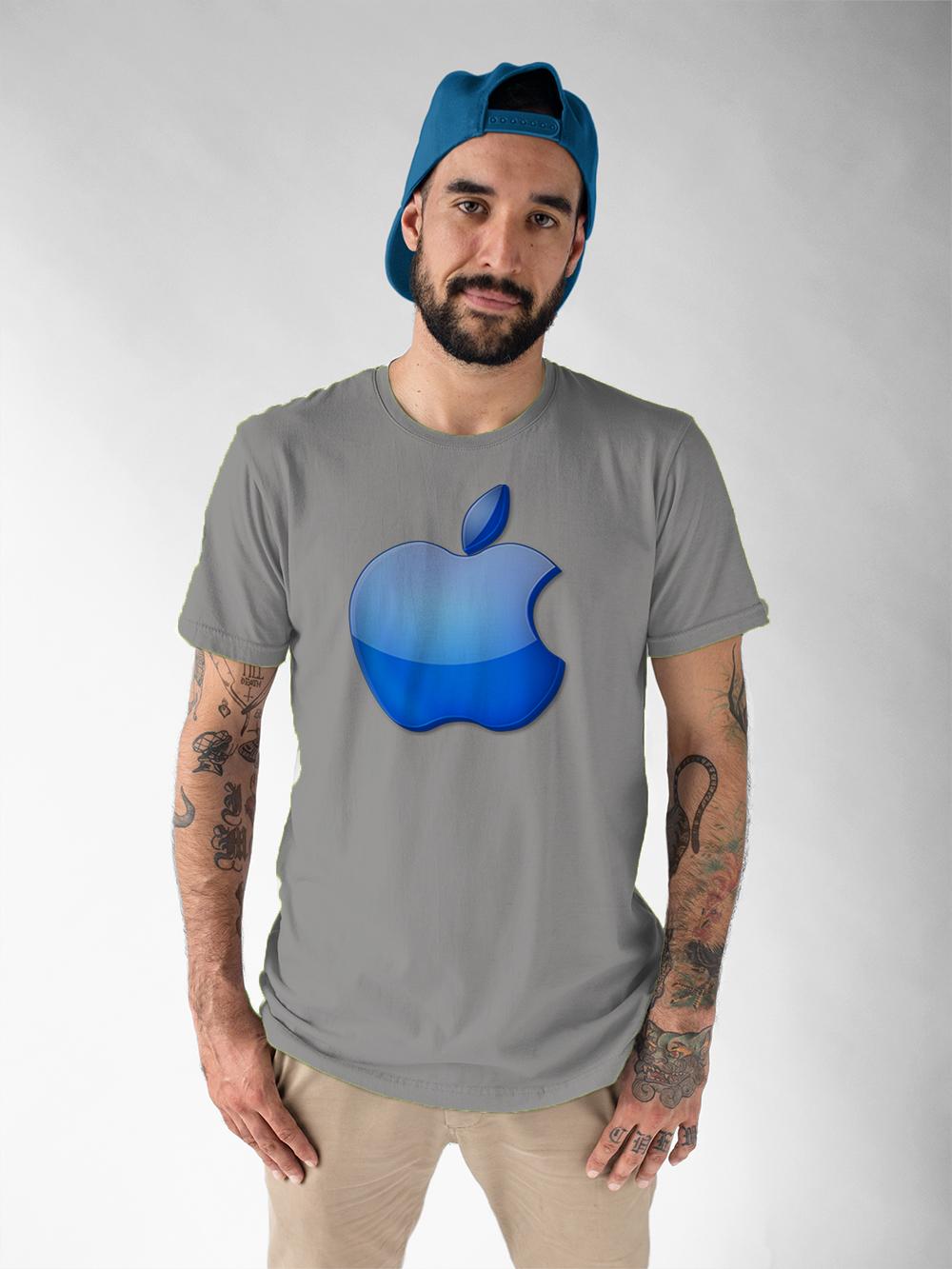 Áo thun Unisex in hình Apple phong cách 2007