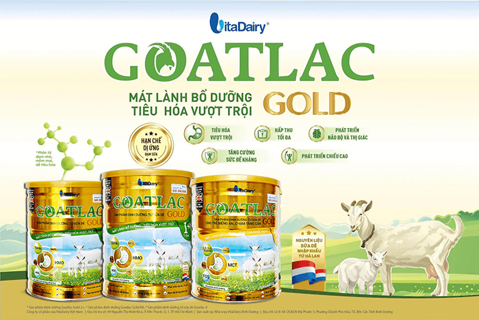 Sữa dê Goatlac Gold 1+ 800gr (Date mới)