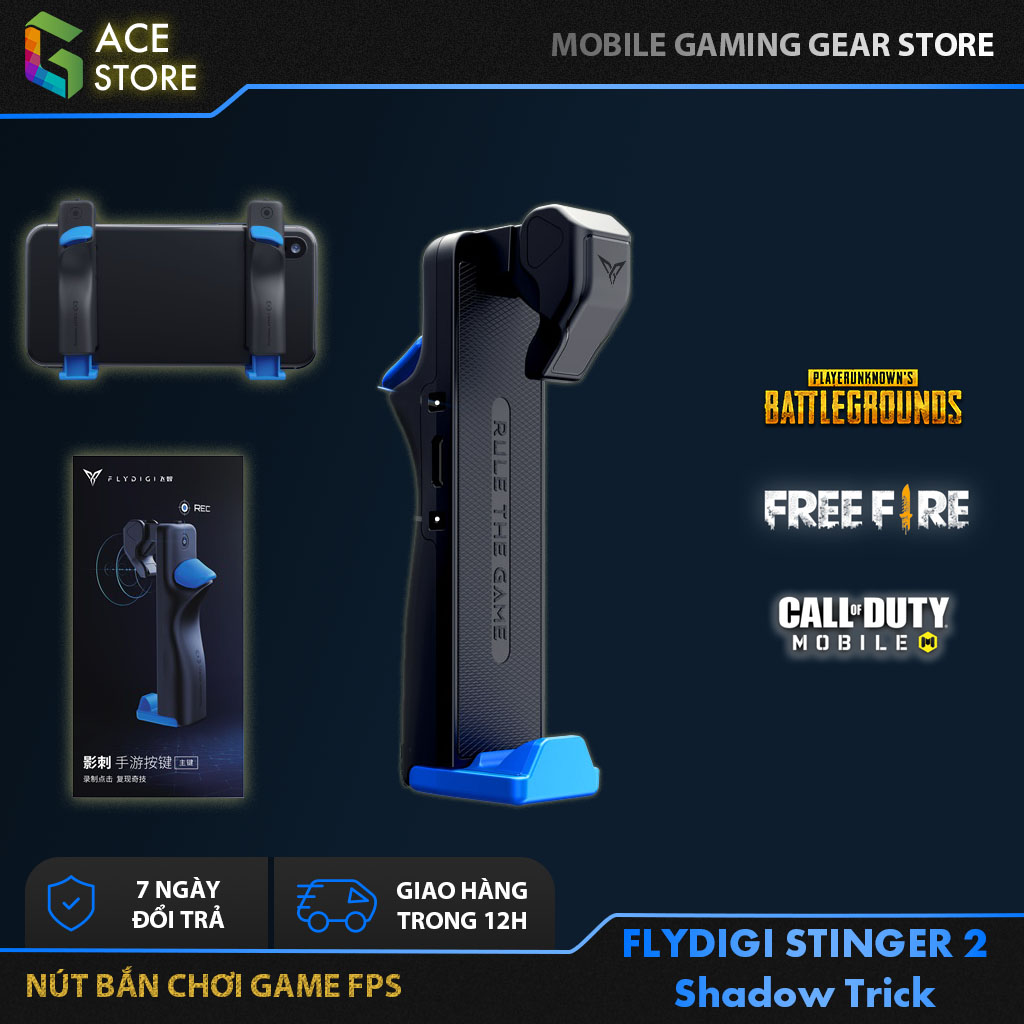 Flydigi Stinger Pro (Shadow Trick) | Nút bắn chơi game FPS