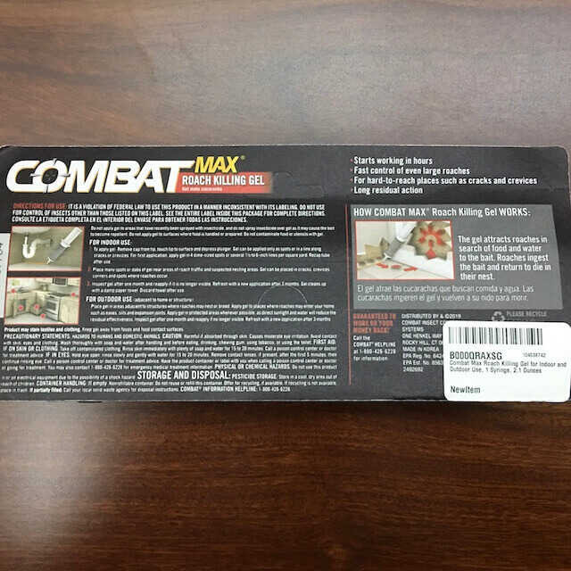 [HCM]Gel diệt gián tận gốc dạng gel Combat Roach Killing Gel