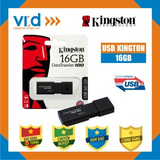 USB 3.0 Kingston 16G DataTraveler 100 G3 - Bảo hành 5 năm thumbnail