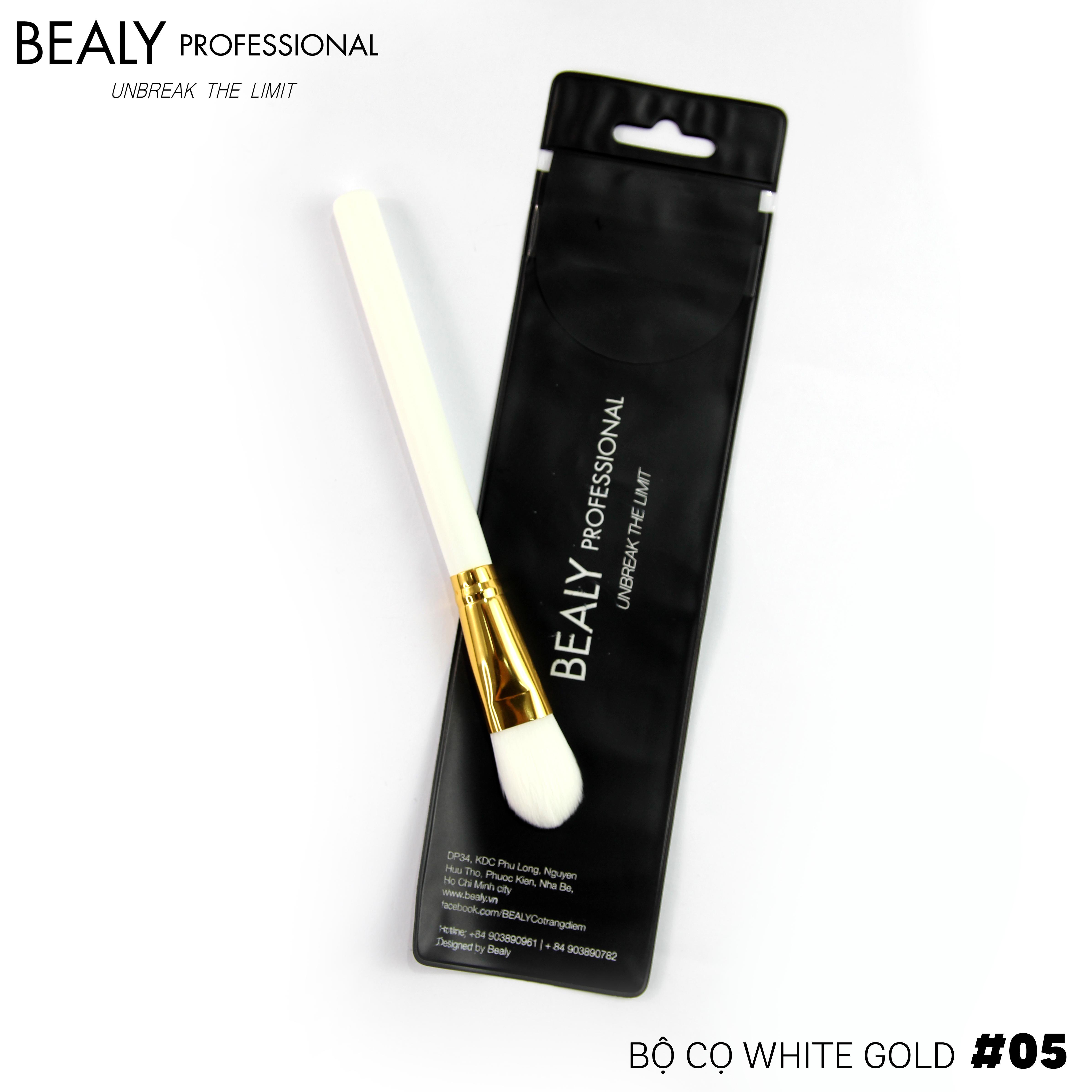CỌ TÁN KEM NỀN BẢN DẸT WHITE GOLD N0.05
