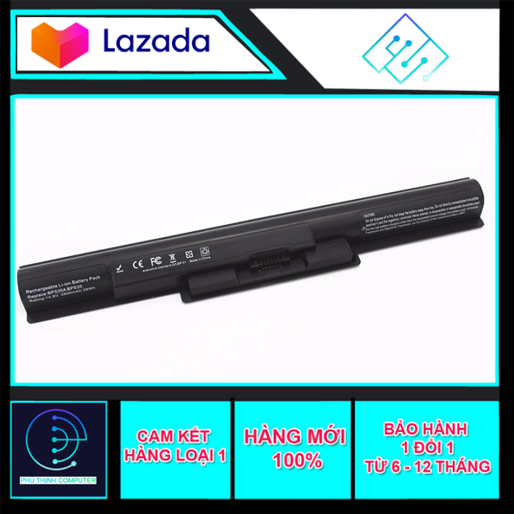 [Loại Tốt] Pin Dành Cho Laptop Sony Vaio Fit SVF14, SVF15, 14E, 15E, BPS35, BPS35A - Hàng Nhập Khẩu
