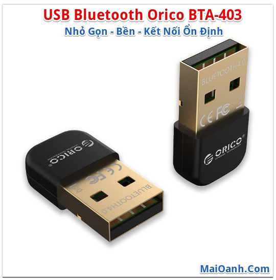 USB Bluetooth 4.0 Cho Máy Tính Orico BTA-403