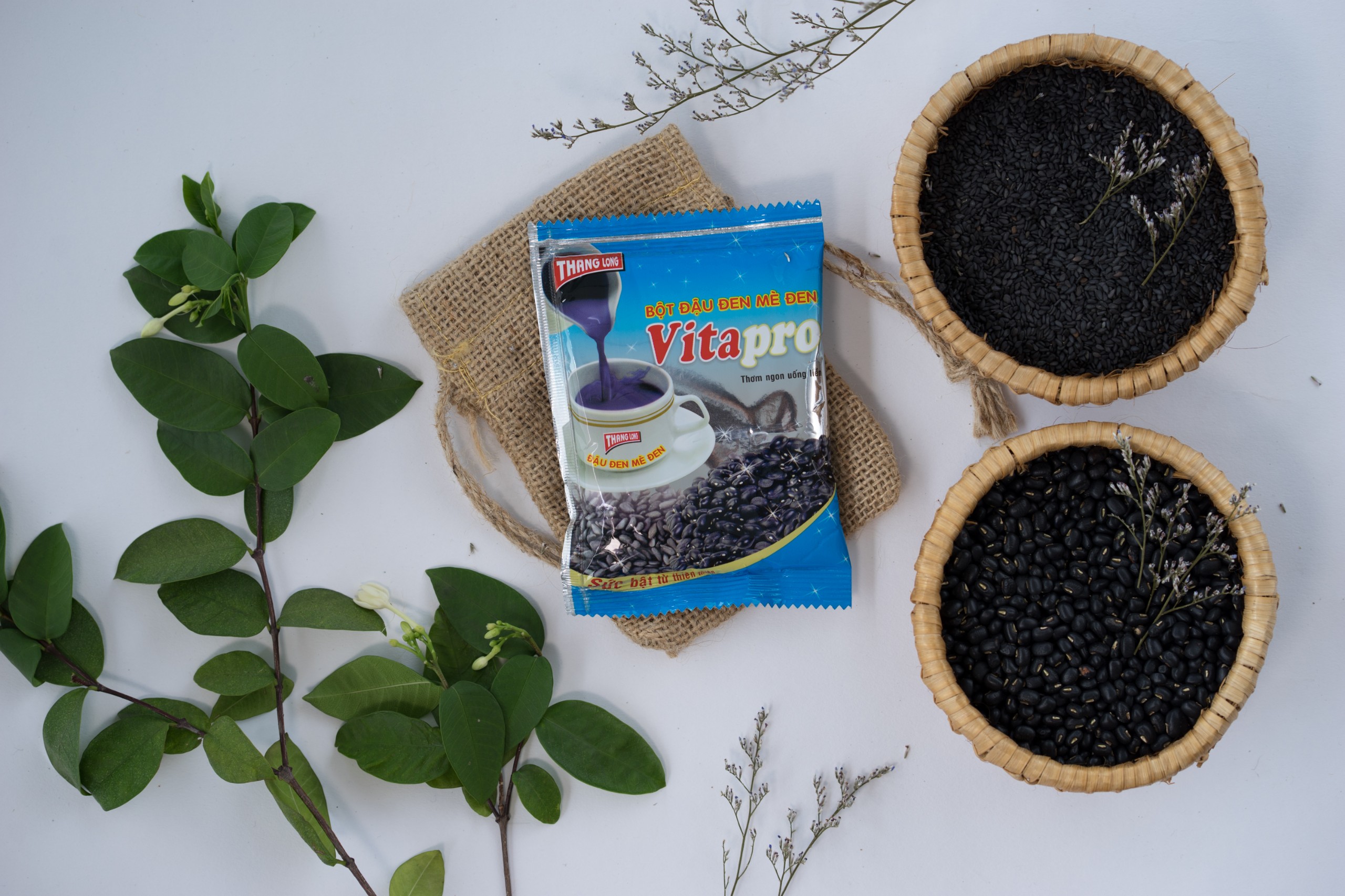 BỘT ĐẬU ĐEN MÈ ĐEN VITAPRO 400G - KHÔNG ĐƯỜNG
