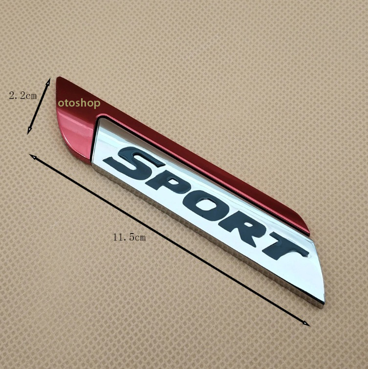 [HCM]Tem chữ lo go SPORT dán trang trí xe-Model 2
