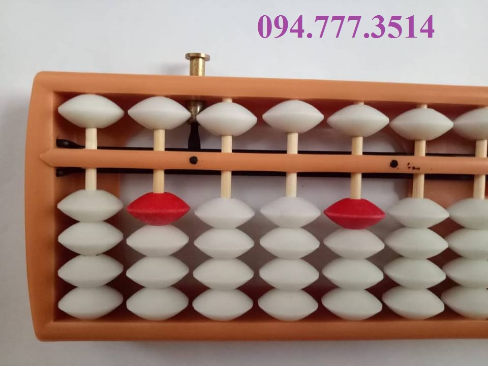 Combo 10 bàn tính Soroban có nút bấm về 0