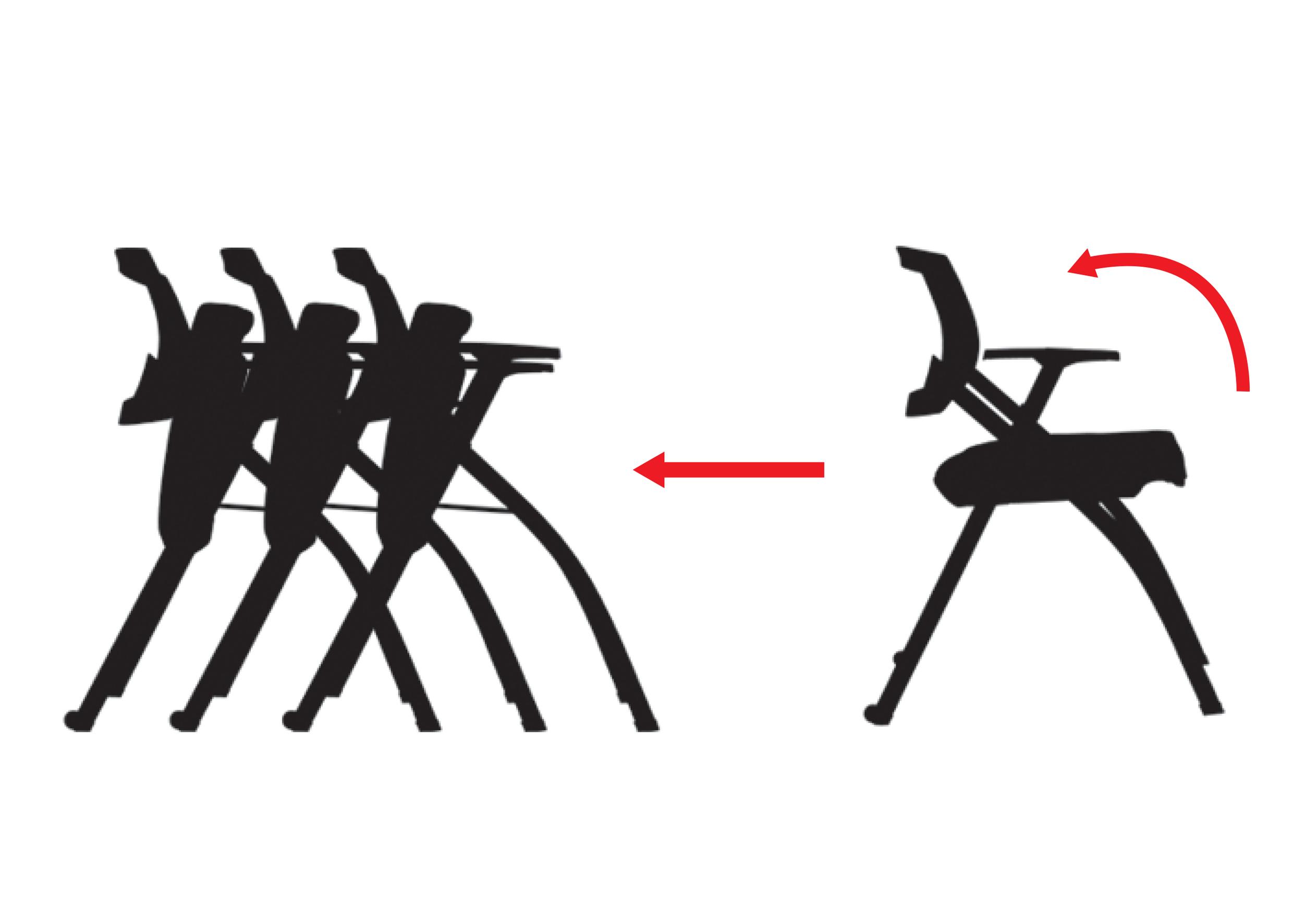 Ghế gấp liền bàn