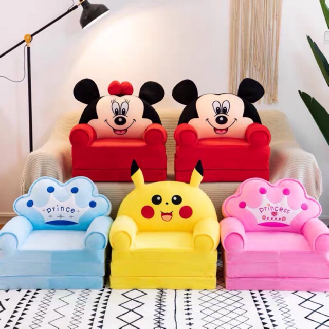 Ghế Sofa Mini Kiểu Dáng Hoạt Hình Dễ Thương Cho Bé