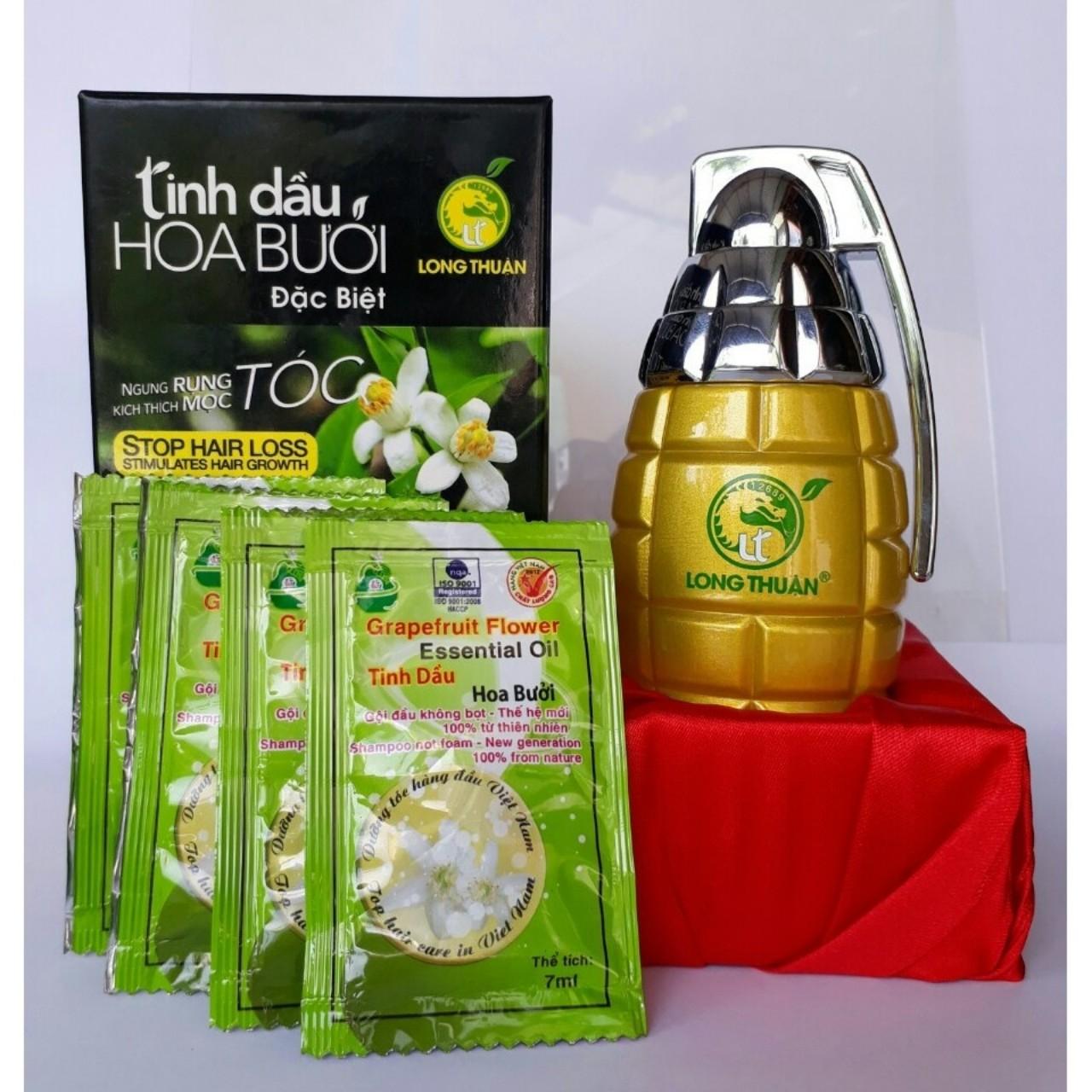 Bộ Tinh Dầu Hoa Bưởi Đặc Biệt - Kích Thích Mọc Tóc