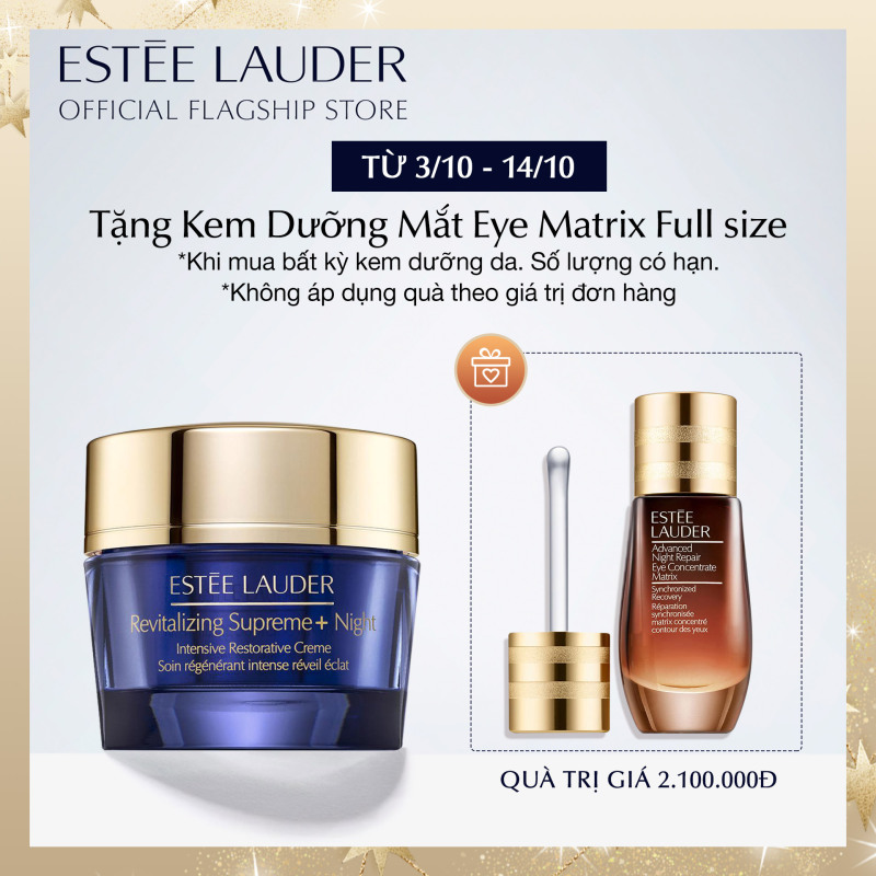 Kem dưỡng ban đêm chống lão hóa và tái tạo chuyên sâu Estee Lauder Revitalizing Supreme+ Night Intensive Restorative Crème 50ml