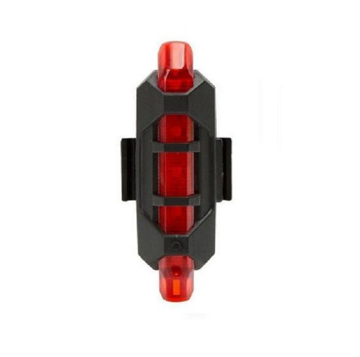 Đèn 5 led cảnh báo xe đạp màu đỏ