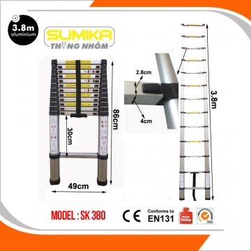 [HCM]Thang nhôm rút đơn Sumika SK380