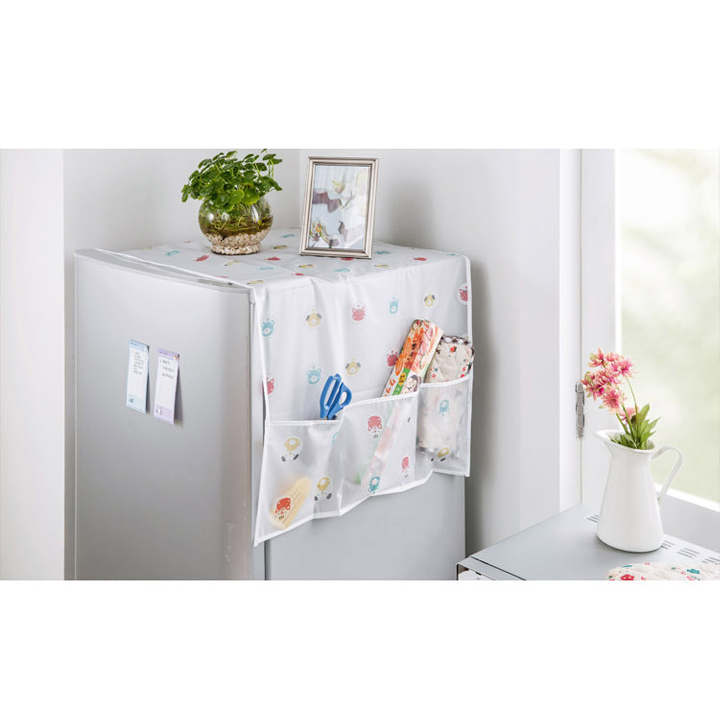 Tấm phủ tủ lạnh trang trí và chứa đồ