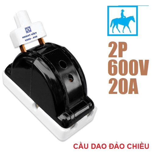 High Quality 2-Phase 2P 20A 600V Reversible Electrical Circuit Breaker