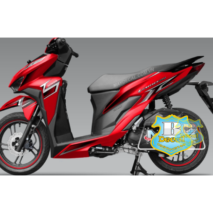 Tem rời vario 150 dán xe đỏ