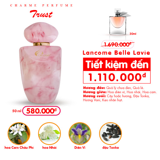 [HCM]Nước Hoa Trust Mẫu Mới 50ml