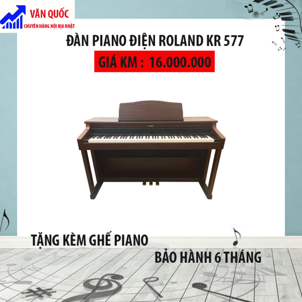 ĐÀN PIANO ĐIỆN ROLAND KR 577 GIÁ RẺ