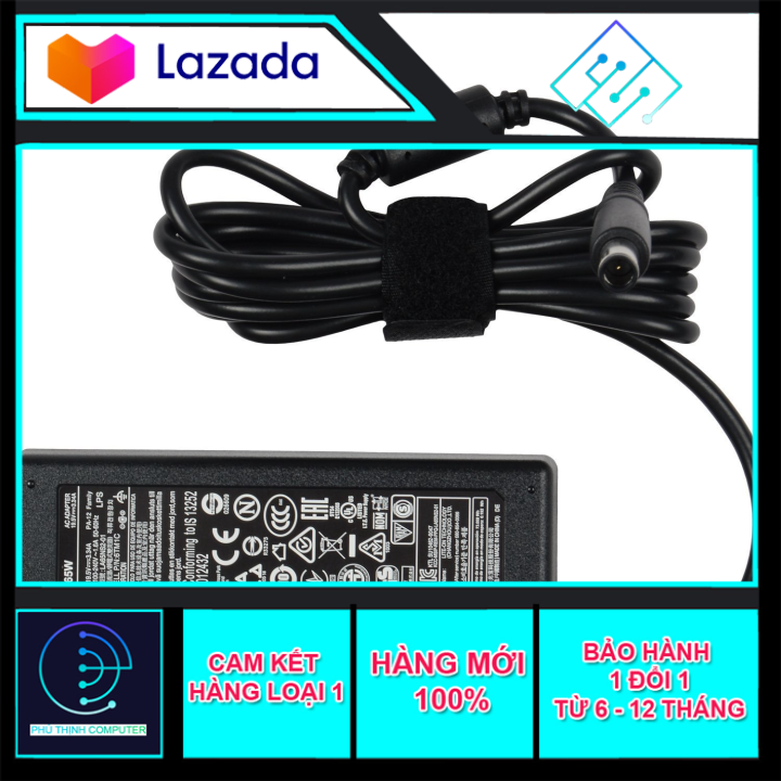 BỘ SẠC LAPTOP ADAPTER DELL 19.5V 4.62A (ĐẦU KIM) ADAPTER BAMBA SỬ