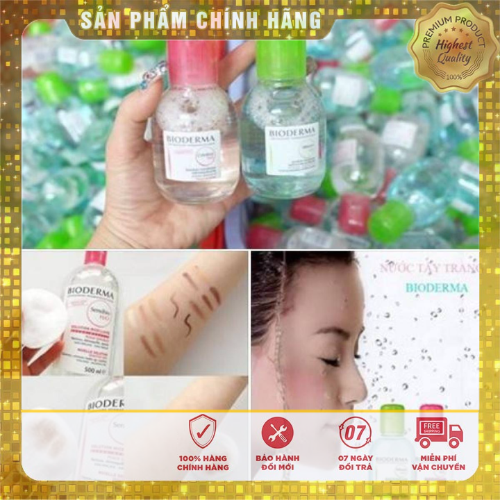 [HCM]Nước Tẩy trang Bio Sensibio H20 100ml chuẩn Pháp [CHÍNH HÃNG]