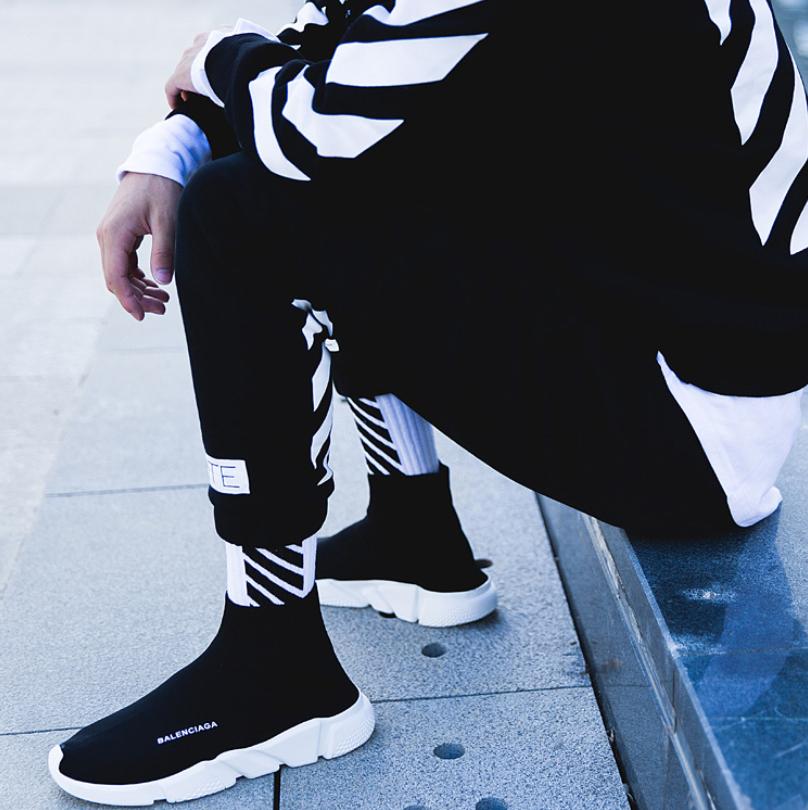 (có 3 màu) Set 3 đôi Tất Vớ phong cách OFF White siêu HOT