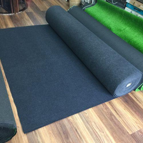 [HCM]Thảm nỉ trải sàn màu đen - 1m²