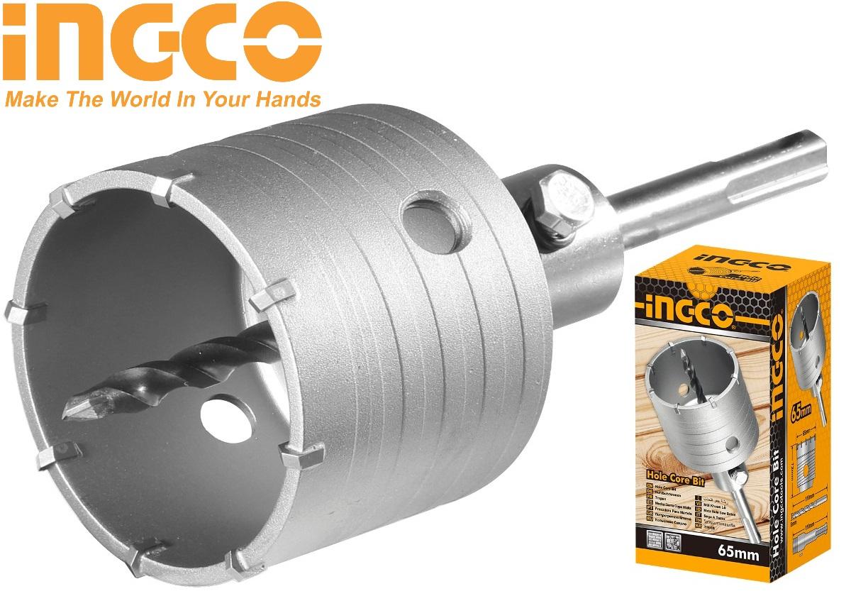 Mũi khoan tường Khoan bê tông khoét lỗ 30mm 65mm Hole Core Bit INGCO HCB0651