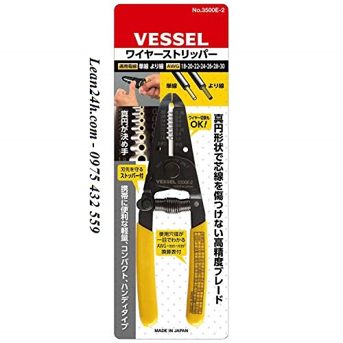 Kìm tuốt dây Vessel 3500E-2 (Japan)