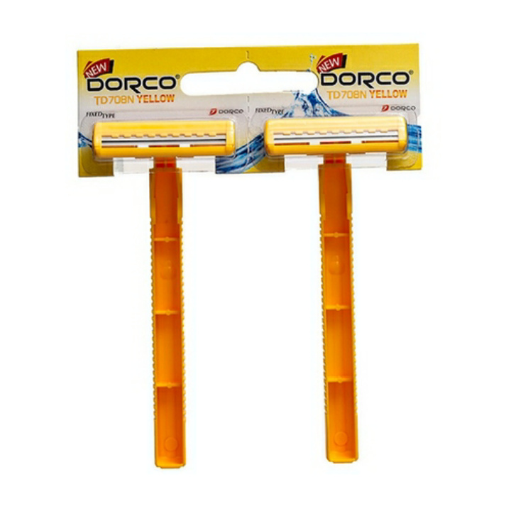 DAO CẠO RÂU 2 LƯỠI DORCO HÀN QUỐC (12 CÁI)