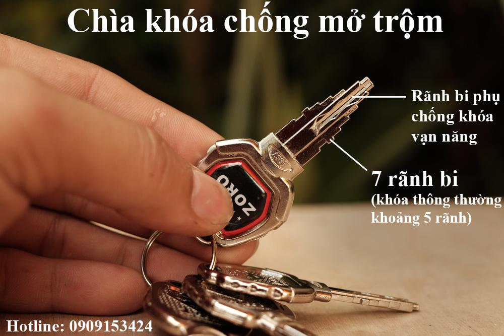 [HCM]Ổ KHÓA CAO CẤP ZORO - GỌNG SIÊU CỨNG