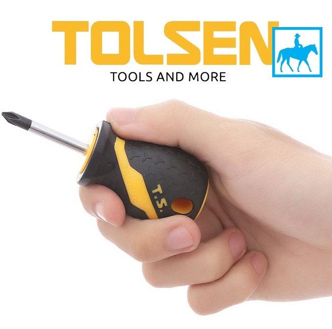 Tua Vít Bake Cán Ngắn PH1 dài 38mm TOLSEN 20133