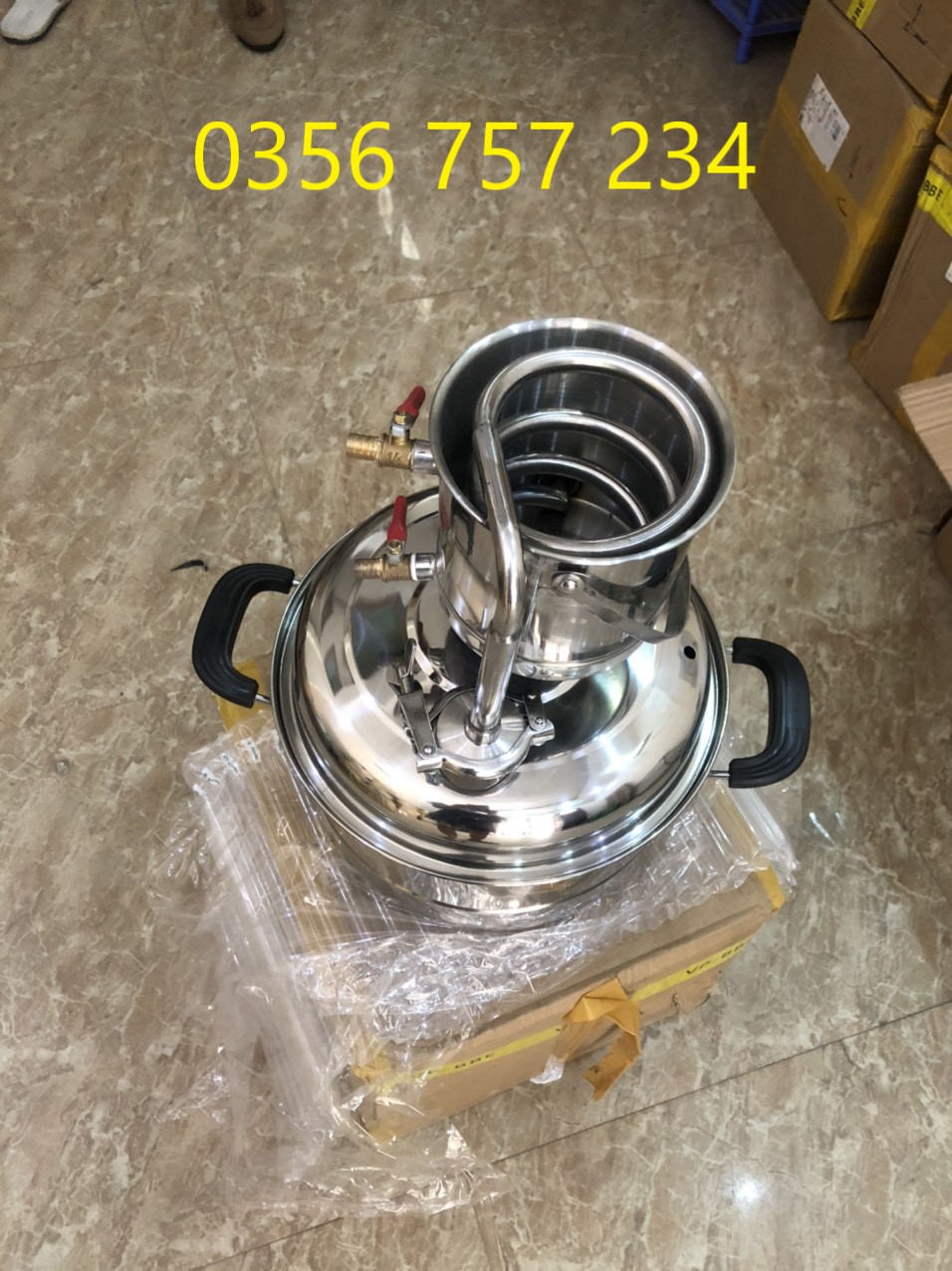 nồi chưng cất 10 lit-BH 12 THÁNG