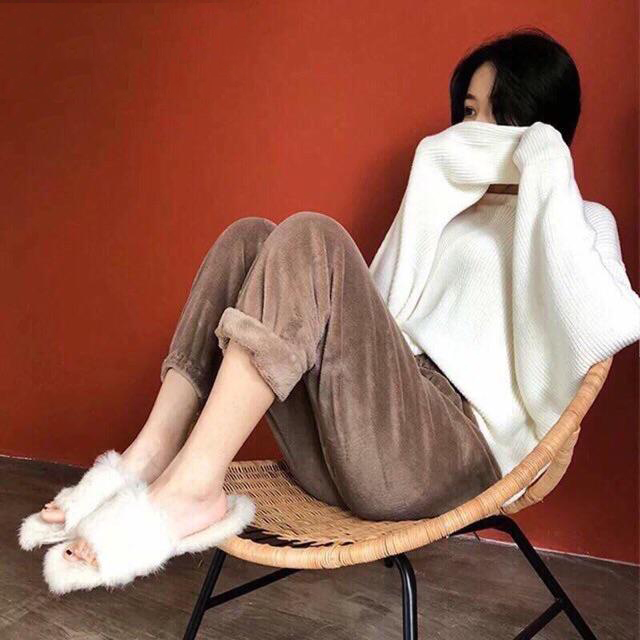 [HCM]QUẦN LEN NỮ BO CHÂN