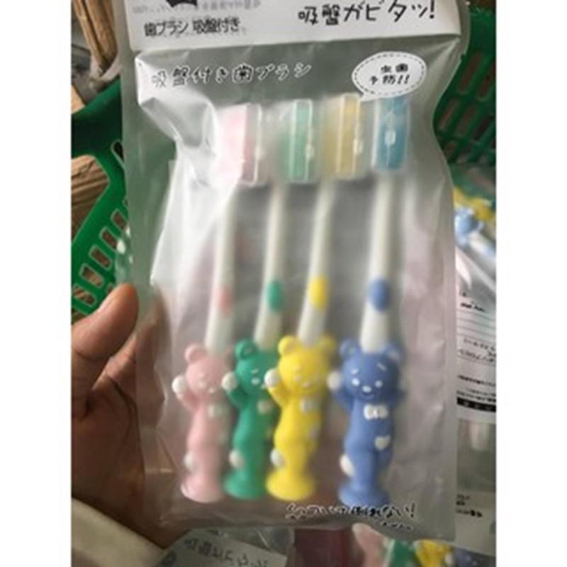 set 4 bàn chải cho bé xuất nhật