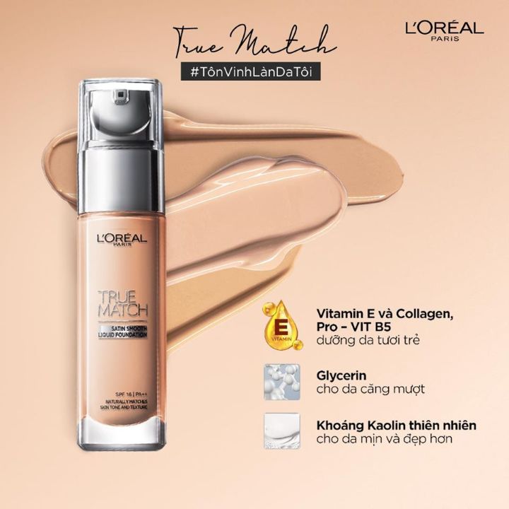 [HCM]Kem nền L’oréal Paris True Match Liquid Foundation