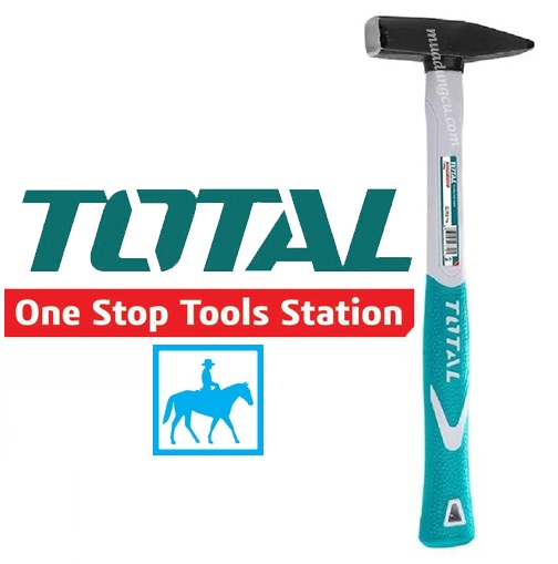 Búa đóng đinh cơ khí đầu dẹp vuông 100gr TOTAL THT711006 HMH880100