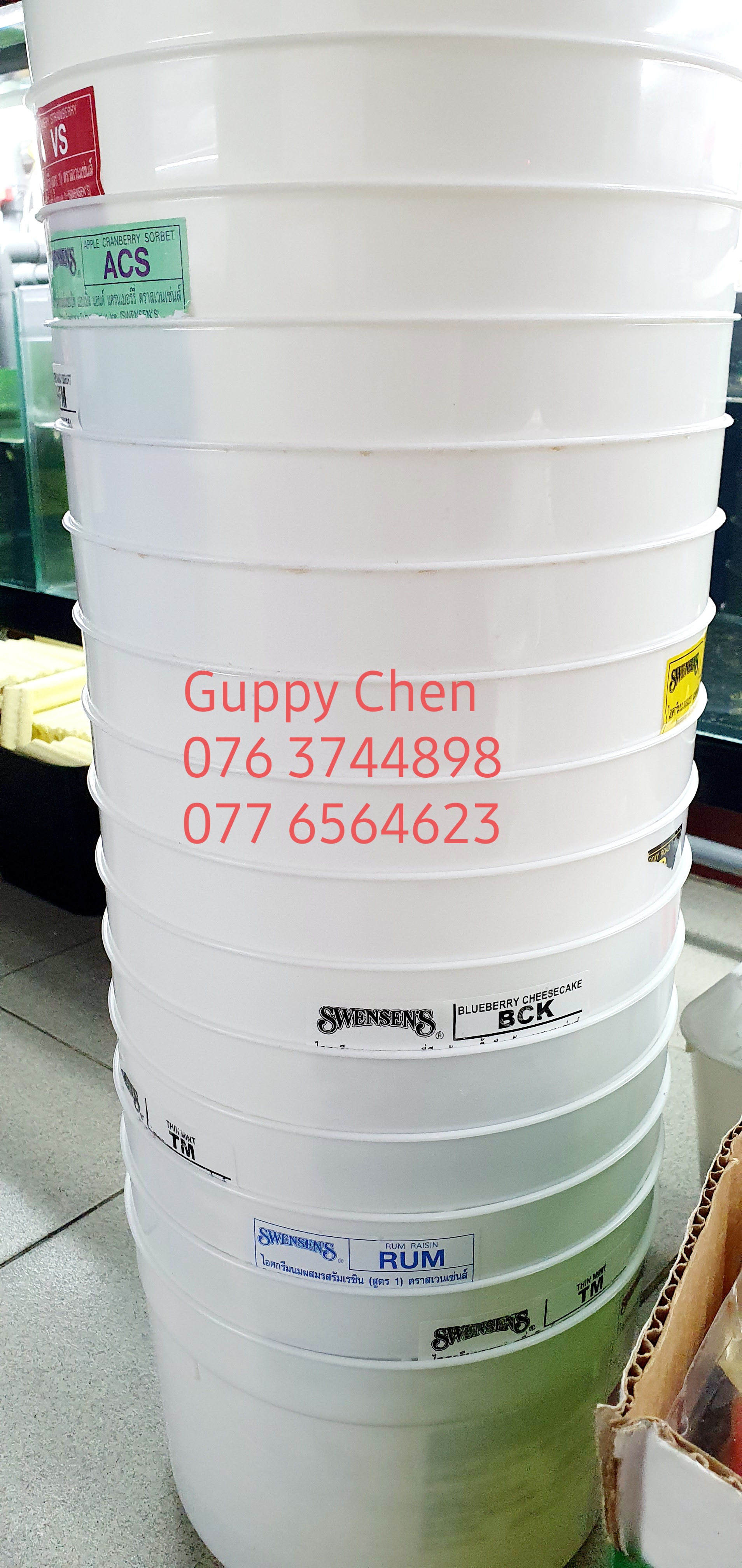 Thùng kem tròn nuôi cá