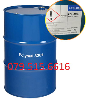 Nhựa Composite Polyester 8201 (1kg) + Sợi Thủy Tinh (1kg) + KM Chất Đóng Rắn