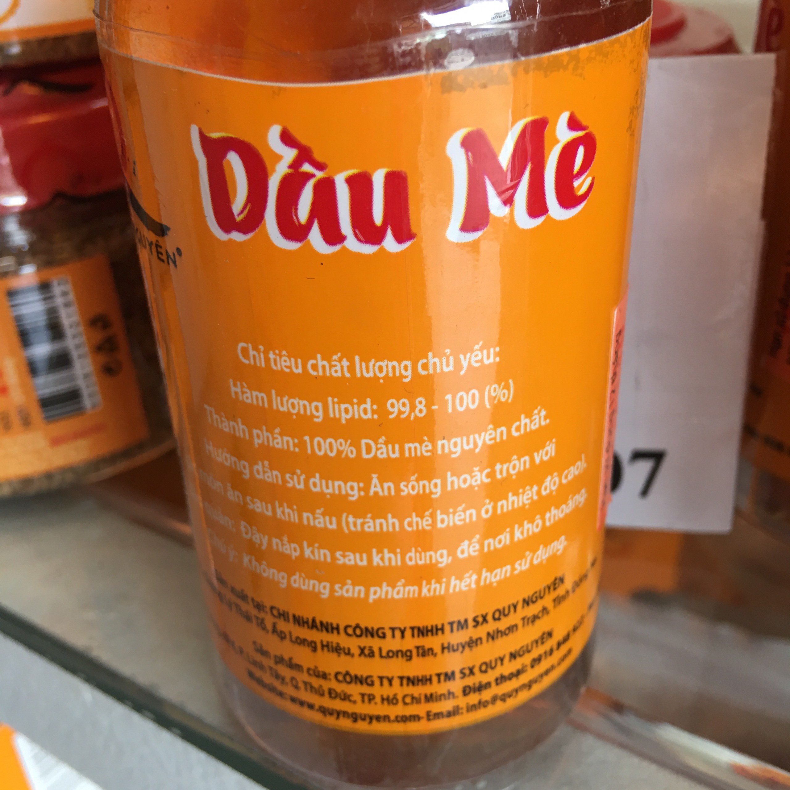 Dầu Mè Quy Nguyên 250ml