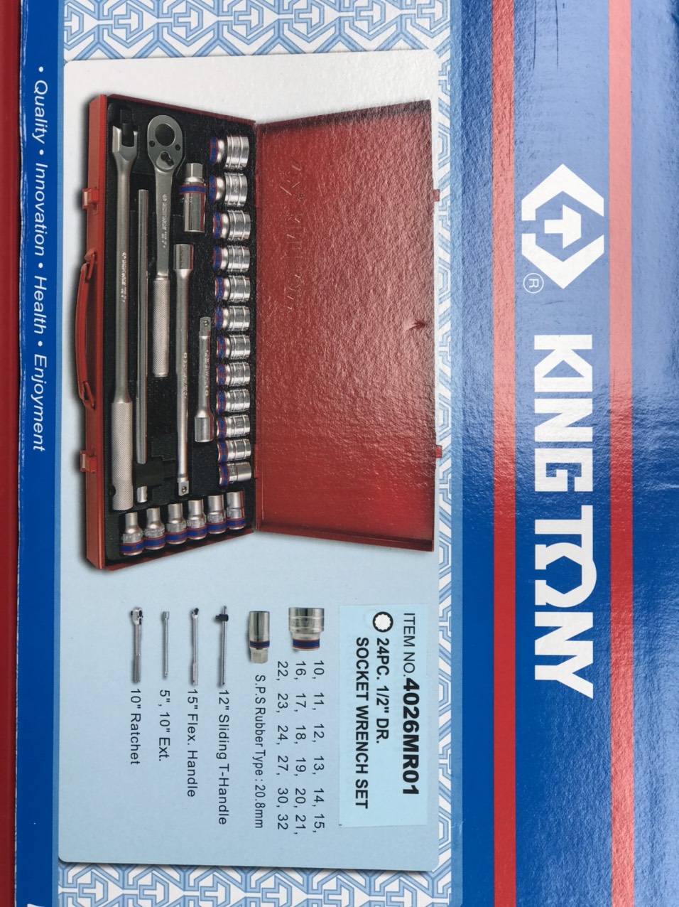 Bộ khẩu Kingtony hoa thị 24 chi tiết