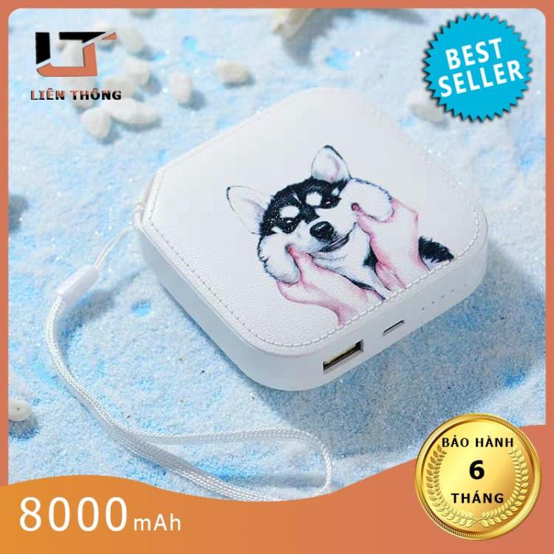 Giá Sạc Dự Phòng Power Bank Cute Hoạt Hình 3D - Pin Chuẩn 8000mAh Sạc An Toàn Bảo Vệ Điện Thoại Tương Thích Mọi ĐT