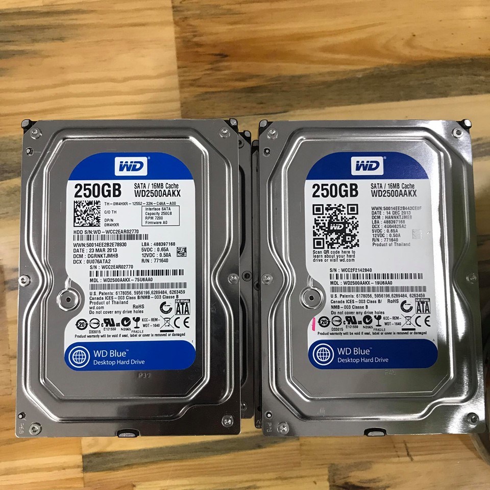 Ổ cứng HDD 250GB WD Sata 3