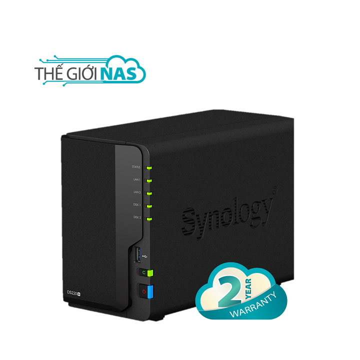 Thiết bị lưu trữ mạng NAS Synology DS220+