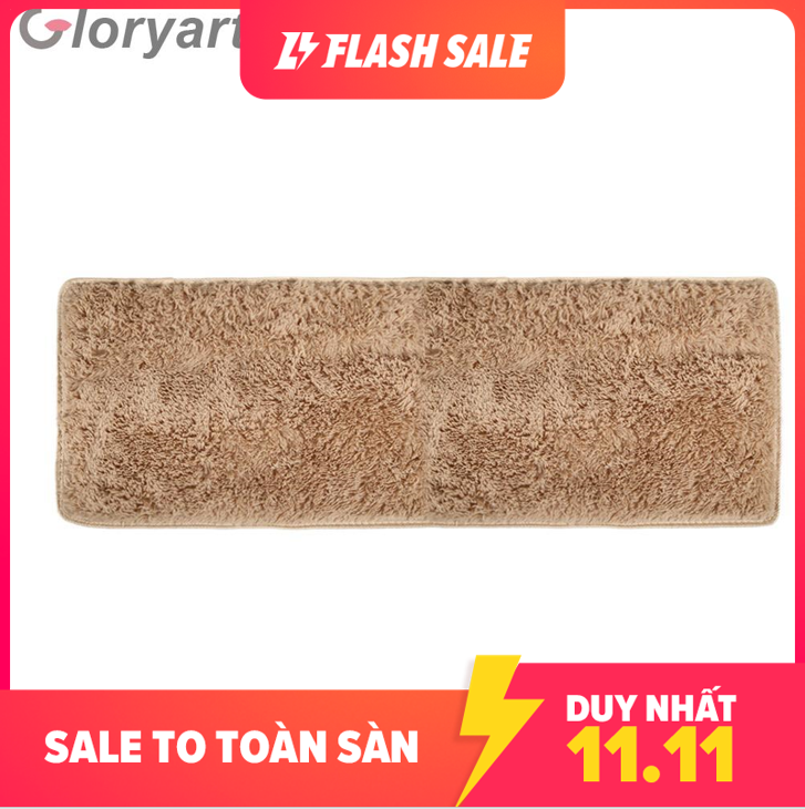 Homevery Fluffy Rugs Pad Anti Slip Doormat Home Carpet Bedroom Living Room Floor Mat