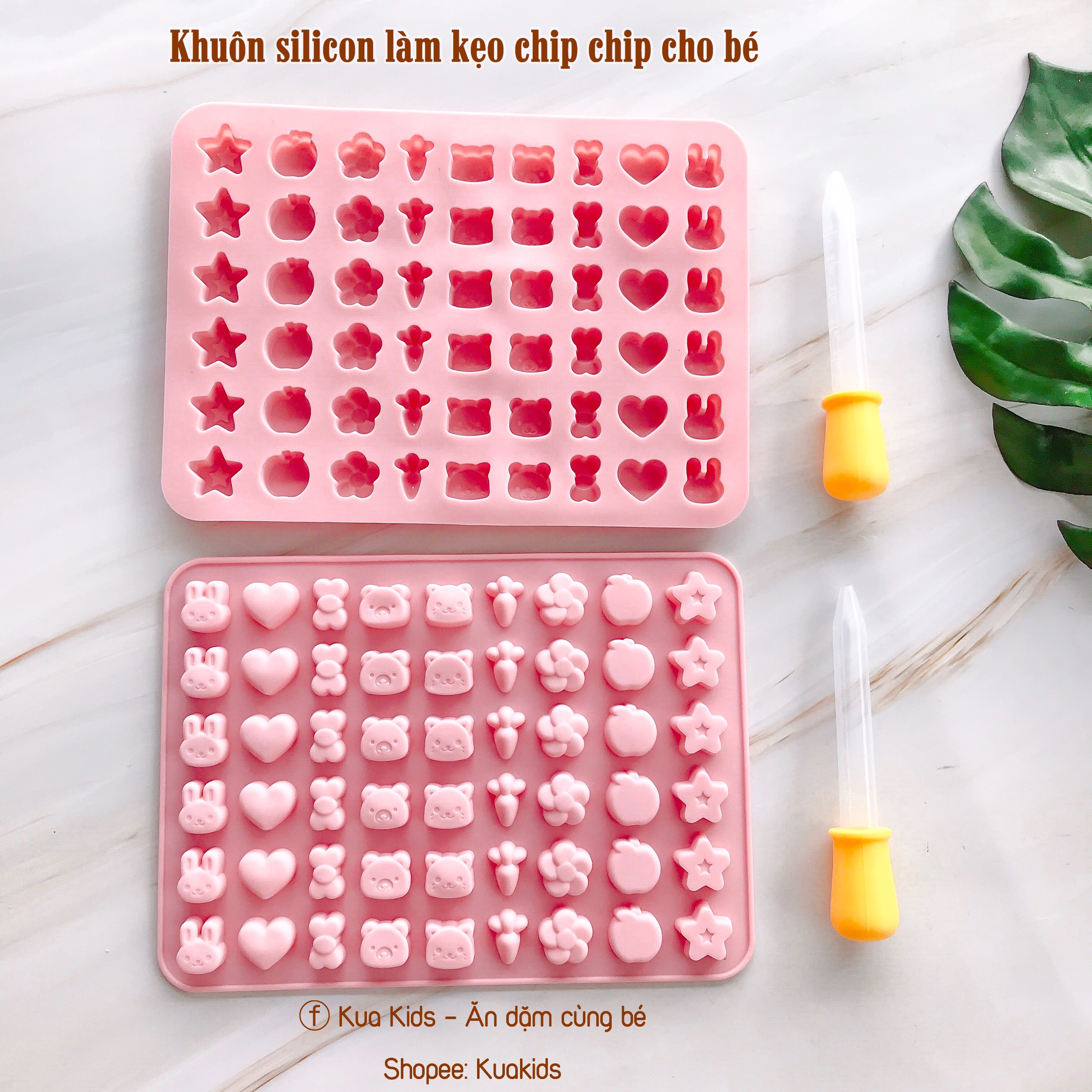 Khuôn Silicon Làm Kẹo Dẻo Chip Chip Cho Bé